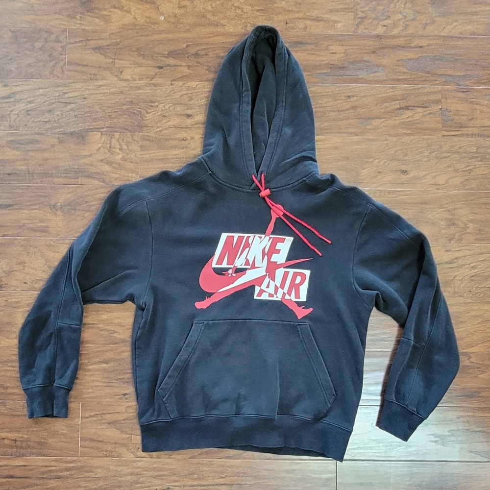 Jordan Nike Air Hoodie Sweatshirt Size Small Men's Color Black